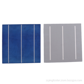 (Poly 156/ Mono 156) Solar Cells with High Efficiency